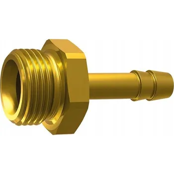 Příslušenství ke kompresoru Mosazná spojka - nátrubek 25 bar, vnější závit 1/8", hadice 4 mm