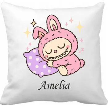 Polštář Polštář filmový, herní, knižní, komiksový, hudební Labubu 40 x 40 cm