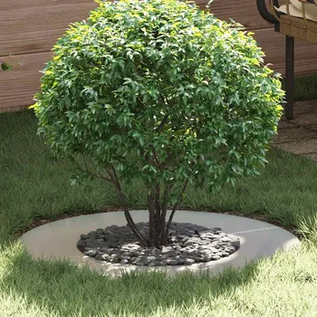 Truhlík OMAXI Vhodný pro plochý stromový kroužek Stříbrná Ø40 / 70 cm 594105