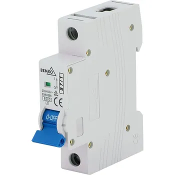 Jistič JIŠTIČ NADPROUDOVÁ C 2A 1P POJISTKA BEMKO