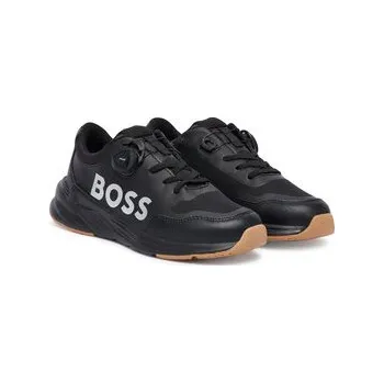 Dámská obuv BOSS Sneakersy J52566 M Černá 35