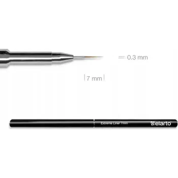 Kosmetický štětec Štětec na zdobení nehtů Elarto Extreme Liner 7mm