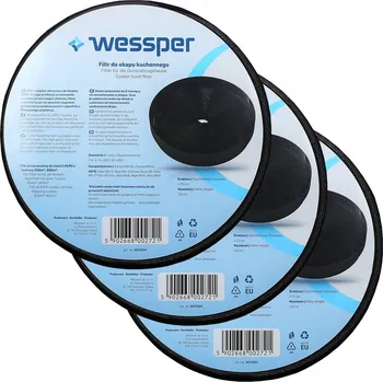 Příslušenství pro digestoř 3x Uhlíkový filtr do digestoře AKPO Wk6 Wk8 Wk9 Wk10 650m3 800m3 850m3 FW-S