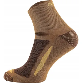 Dámské ponožky Kotníkové Ponožky Comodo hnědé vel. 35-38
