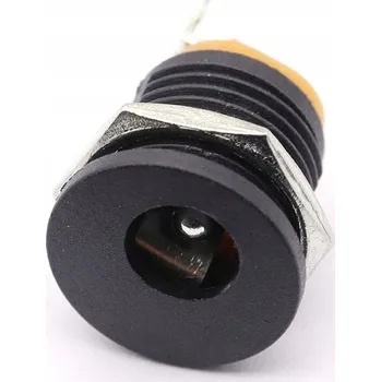 Elektrická zásuvka DC napájecí konektor 5,5/2,1 mm do panelu