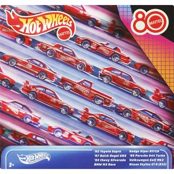 autíčko Auta Hot Wheels 8 Ks kovové v měřítku 1:64 80 od Mattela
