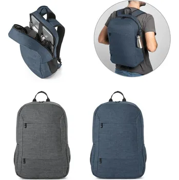 brašna na notebook BUSINESS. Batoh na notebook z materiálu recyklovaný polyester 300D bez potisku bez potisku 1 bez potisku