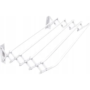 Sušák na prádlo Skládací sušák na prádlo do koupelny na zeď 4M Brio 80 Super Gimi