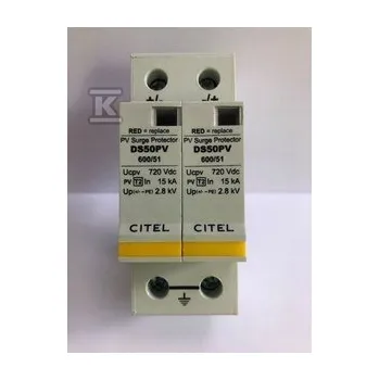 Přepěťová ochrana Přepěťová ochrana typ 2 (C) 15/40kA 2P DS50PVS-600/51