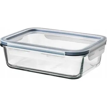 Dóza na potraviny Ikea nádoba na potraviny skleněná žáruvzdorná s plastovým víkem 1000ml