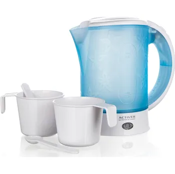 Rychlovarná konvice konvice rychlovarná CESTOVNÍ 0,6l (2x šálek+lžička) MO-BÍ 550-650W 0.45 Kg MTA MAXMIX Sklad14 370609 (0.45 Kg Výška přepravní: 17,5 cm MTA MAXMIX Sklad14 370609)