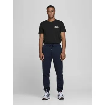 Oblečení a móda Jack & Jones T-Shirt Corp Logo 12151955 Černá Slim Fit XL