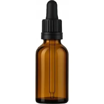 Láhev 30 ml Skleněná pipeta 18/415 77 mm černá a 30 ml lahvička jantarová