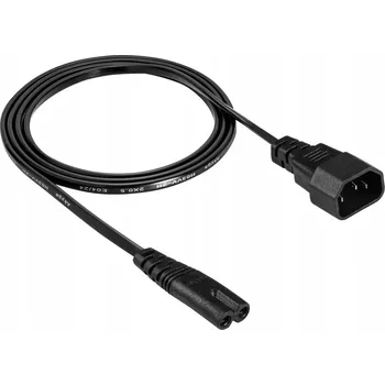 Napájecí kabel Napájecí kabel Akyga AK-PC-15A prodlužovací CCA IEC C7 / C14 1.5m