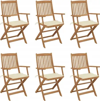 Zahradní židle Greatstore dřevěná béžová