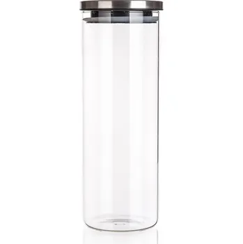 Dóza na potraviny dóza kul. 1,8l skl.+nerez víčko FREIA (0.49 Kg Výška přepravní: 28 cm MTA MAXMIX Sklad14 267521)