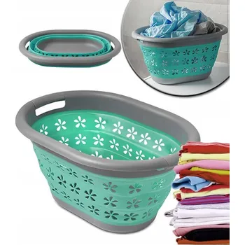 Obraz Volně stojící koš na prádlo Dokris 25l, vícebarevný