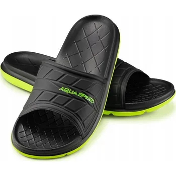 Dámské pantofle Nazouváky Aqua Speed ASPEN černo-zelené černé vel. 41