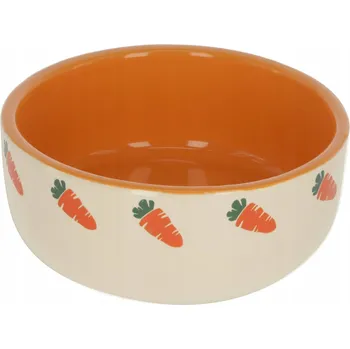 Miska pro psa Miska ceramiczna pro hlodavce, 500 ml, béžová/oranžová, Kerbl