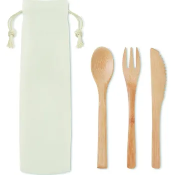 Příbor Příbory z bambusu 10 bez potisku bez potisku