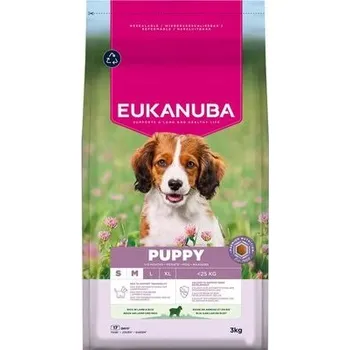 Krmivo pro psa EUKANUBA Puppy S/M Jehněčí s Rýží pro štěňata 12kg