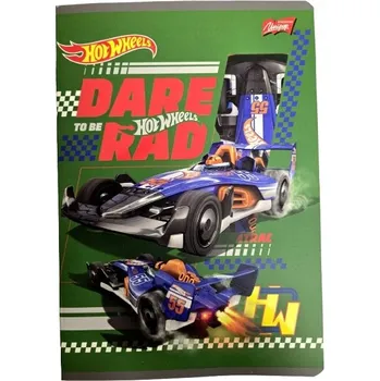 Sešit Třířádkový zápisník Hot Wheels Unipap A5, 16 listů
