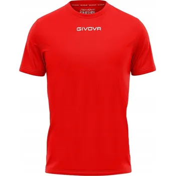 Pánské tričko Tréninkové tričko s krátkým rukávem Givova 3XL červené