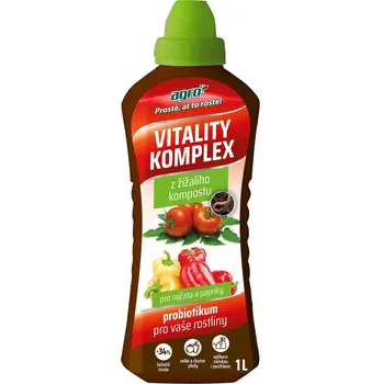 Hnojivo AGRO Vitality Komplex rajče, paprika, probiotikum 1l 1.42 Kg MTA MAXMIX Sklad14 912676 (1.42 Kg Výška přepravní: 29 cm MTA MAXMIX Sklad14 912676)