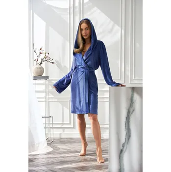 Dámský župan L&L 2509 Luna S-XL dámský župan námořnictvo S-160/94/102