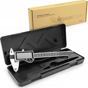 Posuvné měřítko Tacklife Elektronická posuvná měřítko 150 mm, PŘESNOST 0,02 mm + baterie