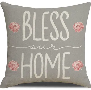 Povlak na dekorativní polštářek Povlak na polštář 45 x 45 cm jarní motiv BOHO POD132