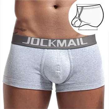 Pánské spodní prádlo Pánské bavlněné boxerky s PUSH-UP efektem - JOCKMAIL - XXL