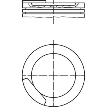Píst motoru Píst MAHLE 011 08 12