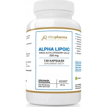 Doplněk stravy Alto Pharma kyselina alfa-lipoová kapsle 120 ks