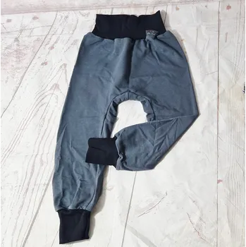 Yháček Rostoucí tepláčky Yháček, Antracit/černá Velikost: 122