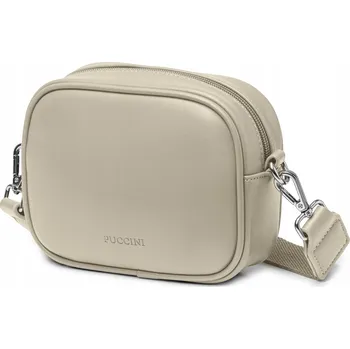 Kabelka PUCCINI kabelka přes rameno polyuretanová béžová