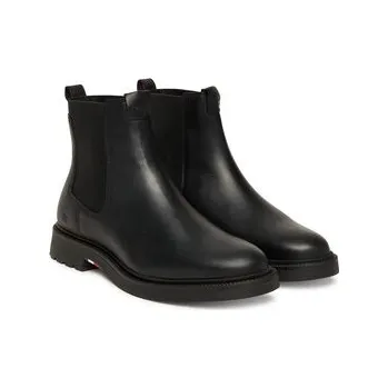 Pracovní obuv Kotníková obuv s elastickým prvkem Tommy Hilfiger Comfort Lwt FM0FM05591 Černá 42