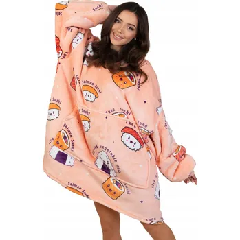 Pánská mikina TEPLÁ MIKINA MIKINOVÁ DEKA DEKA 2 V 1 SILNÁ XXL KOŽEŠINOVÁ FLÍSOVÁ MIKINA fleecová mikina s kapucí VELKÁ