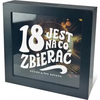 Pokladnička POKLADNIČKA K 18. NAROZENINÁM – JE NA CO SBÍRAT DÁREK HOTOVOST PENÍZE PRO DÍVKU