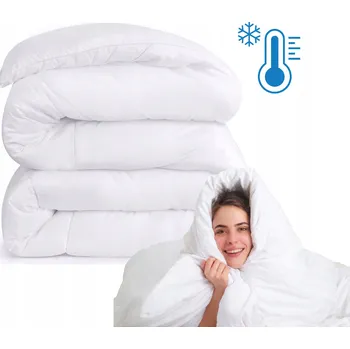 přikrývka ZIMNÍ PŘIKRÝVKA TEPLÁ SILNÁ 200x220 MĚKKÁ ANTIALERGICKÁ 500G POLSKÝ VÝROBEK