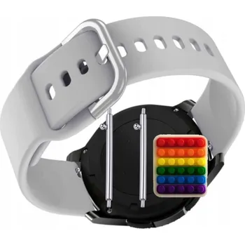 Pásek Řemínek pro Xiaomi Watch S2 (42 mm), Silikon Šedý Poutko, nastavitelný