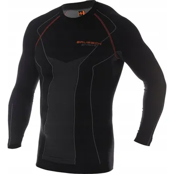 Pánské termoprádlo Termoprádlo s dlouhým rukávem Brubeck UU-BRUTHERMO černé vel. M