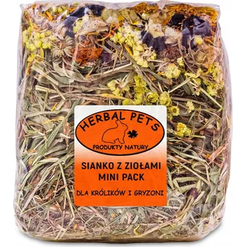 Krmivo pro hlodavce Herbal Pets Seno s bylinkami MINI PACK 300g