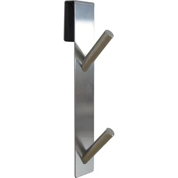 Věšák věšák na dveře 2 háčky 17,6x5,5x3cm nerez STŘ 0.01 Kg MTA MAXMIX Sklad14 280334 ( MTA MAXMIX Sklad14 )
