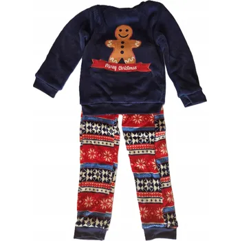 VÁNOČNÍ PYŽAMO PRO DĚTI PERNÍKOVÝ PANÁČEK velikost 98/104