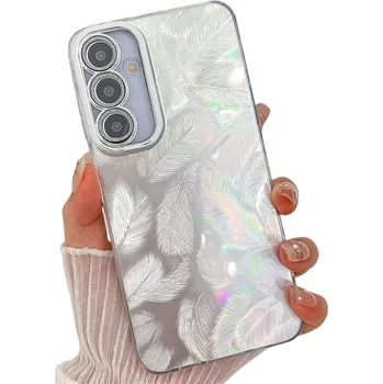 Pouzdro na mobilní telefon Zadní Kryt Erbord pro Samsung Galaxy A36, Galaxy A56 stříbrný