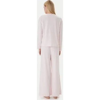 Dámské pyžamo Tommy Hilfiger Pyžamo UW0UW06077 Růžová Relaxed Fit L