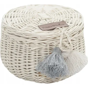 Úložný box Koš na hračky 20 x 15 cm v odstínech béžové