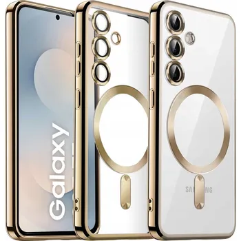 Pouzdro na mobilní telefon Zadní Kryt Erbord pro Samsung Galaxy S25 FE zlatý