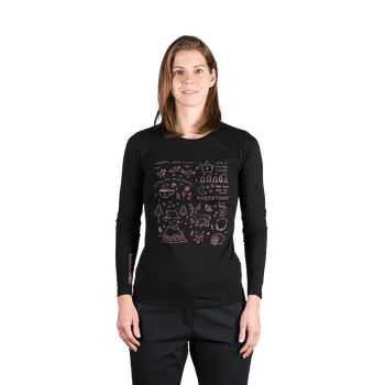 Dámské tričko Northfinder Dámské tričko z organické bavlny RIYA, černá, L